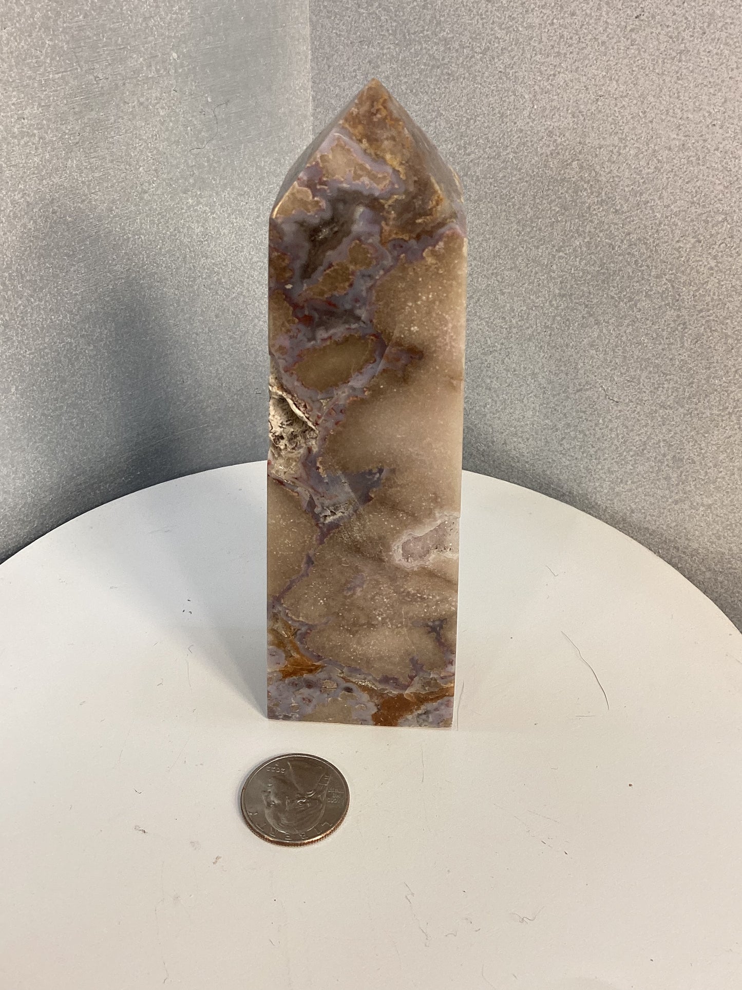 FLOWER AGATE TOWER-growth, manifestation, and personal transformation