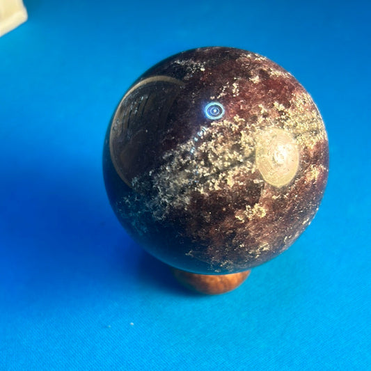 PURPLE MICA SPHERE-spiritual protection, intuition, clarity