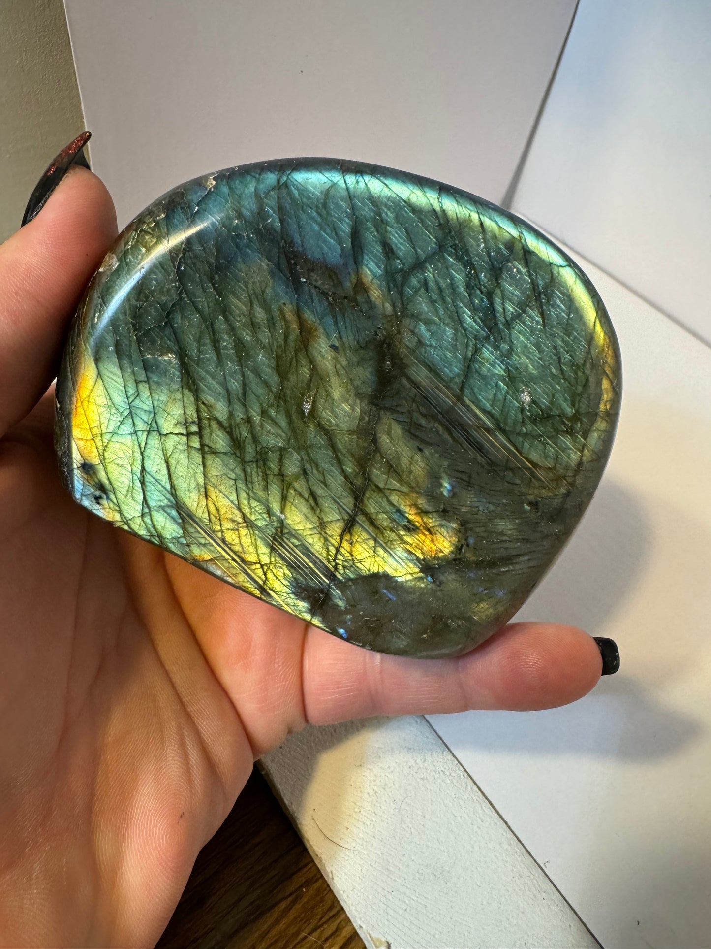 LABRADORITE FREEFORM-intuition, protection, and spiritual awakening