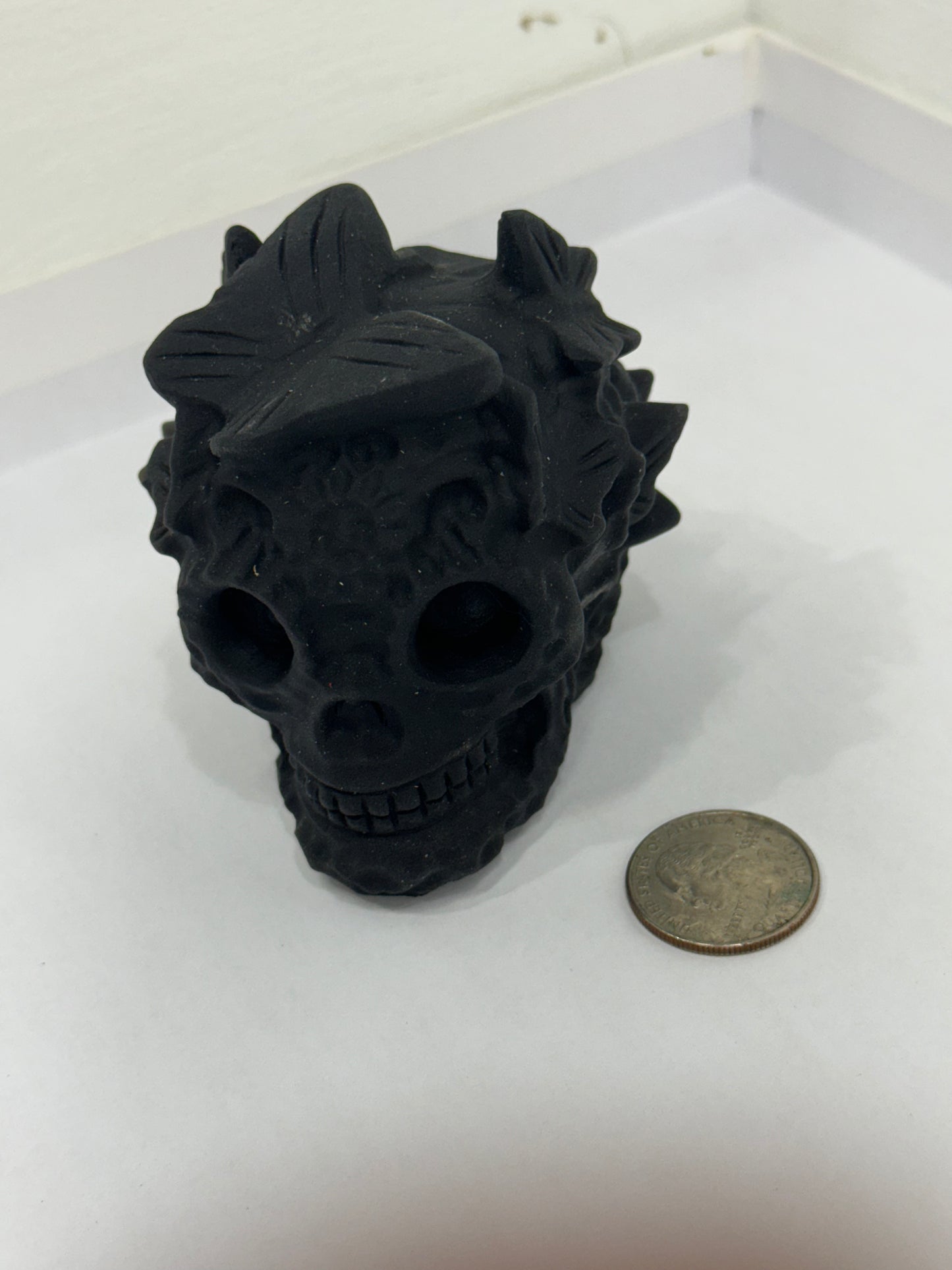 OBSIDIAN SKULL- growth, protection, transformation