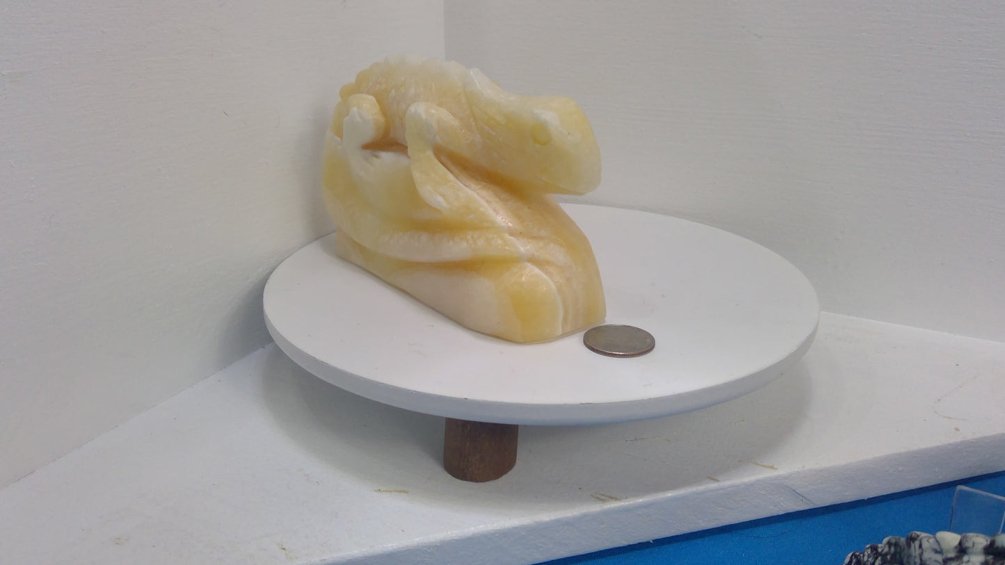 LIZARD CARVING