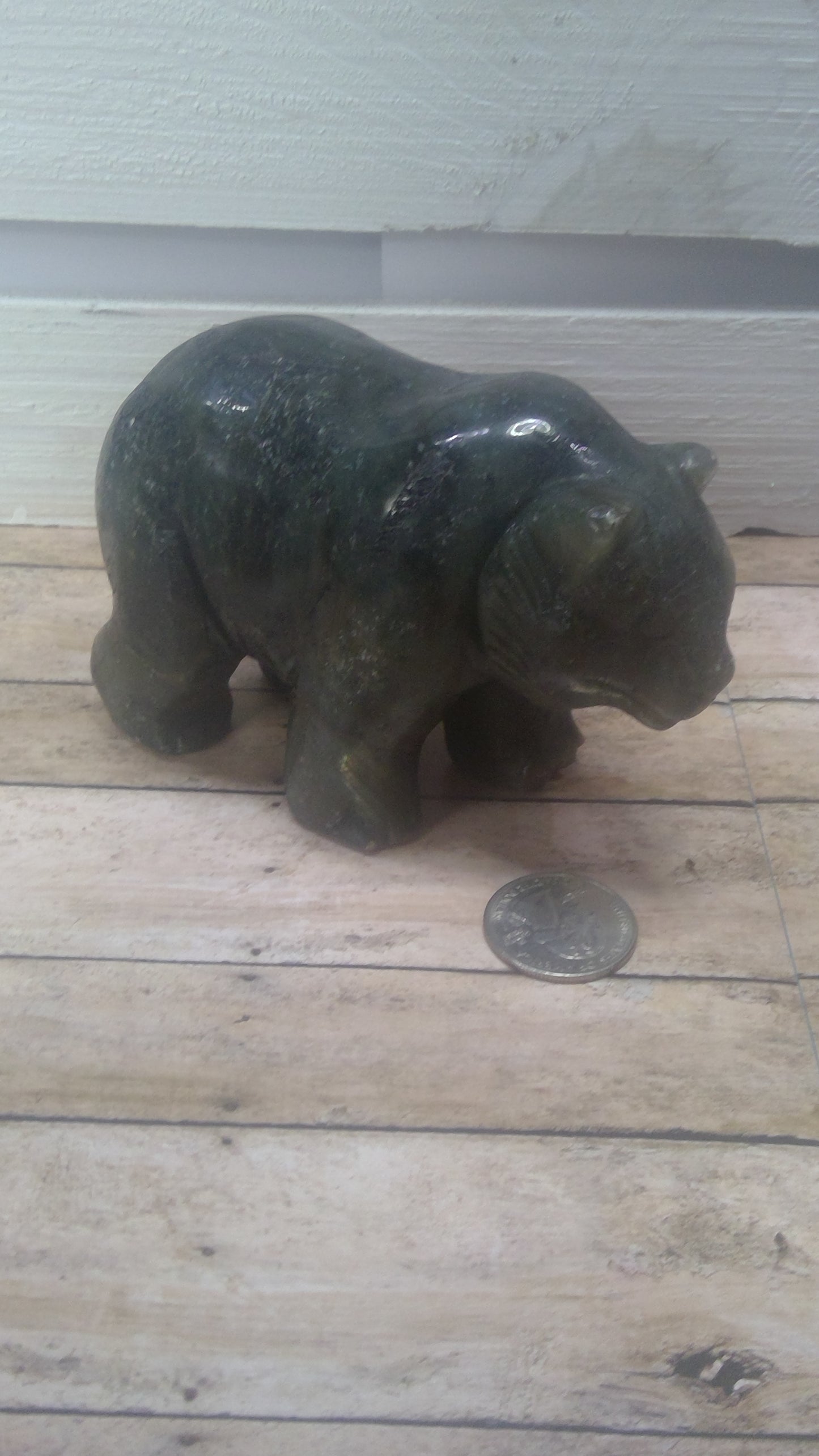 LABRADORITE BEAR - Strength, Intuition, Transformation
