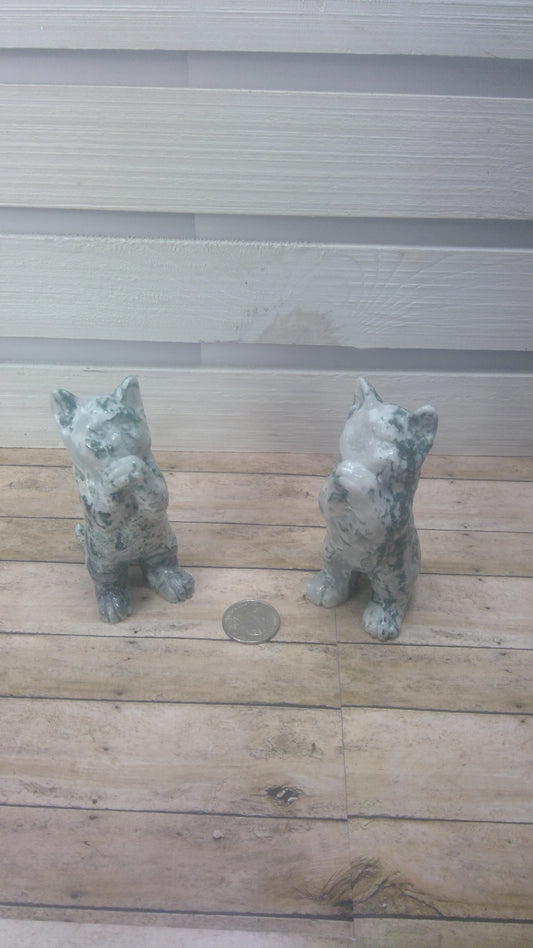 MOSS AGATE CAT -Intuition, Growth, Connection to Nature