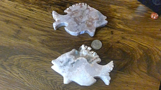 PINK AMETHYST FISH -Love, Intuition, Emotional Healing